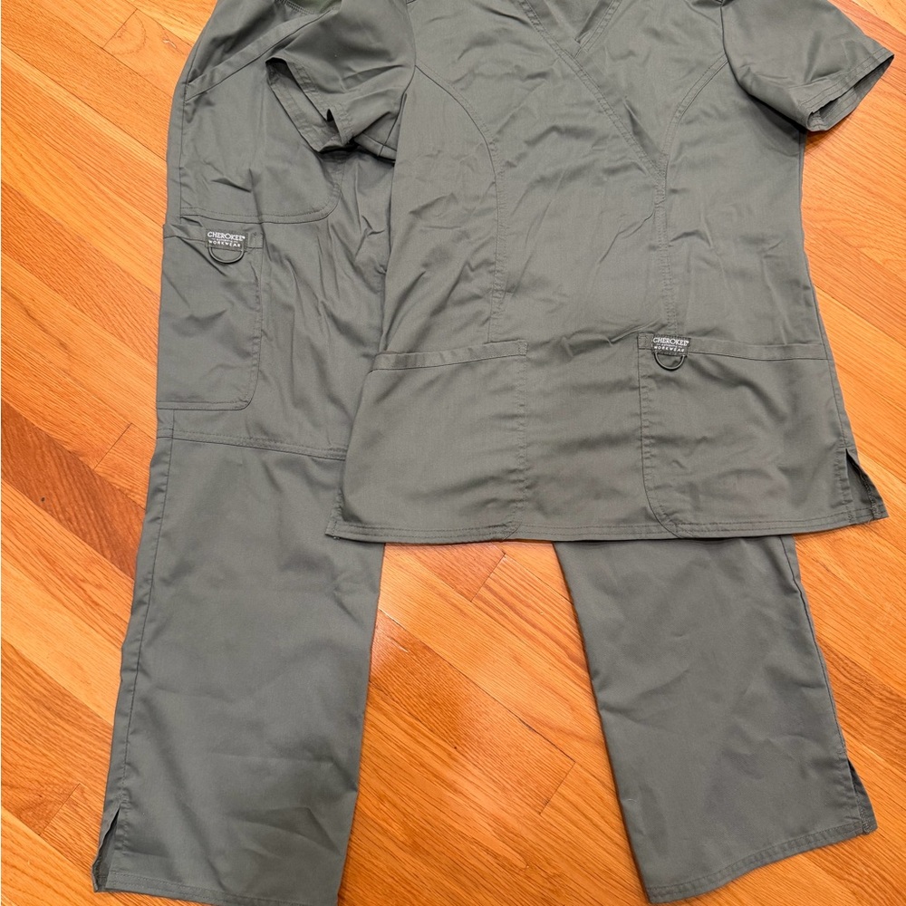 Cherokee Olive Green Workwear Set